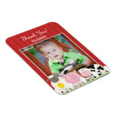Vielen Dank Foto Farm 3x4 Zoll Premium Magnet (Rechte Seite)