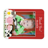 Vielen Dank Foto Farm 3x4 Zoll Premium Magnet (Horizontal)