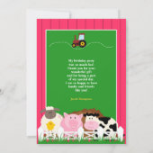 Vielen Dank Foto Farm Flat Einladung (Rückseite)