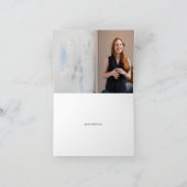 Vielen Dank, Foto und Logo der Farbstifte Dankeskarte (Innenseite)