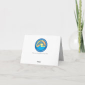 Vielen Dank, Foto und Logo der Farbstifte Dankeskarte (Rückseite)