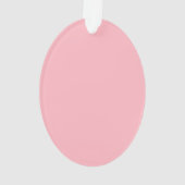 Vielen Dank, Frau Gift Pink Blume Personalisiert Ornament (Rückseite)