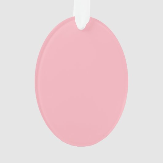 Vielen Dank, Frau Gift Pink Blume Personalisiert Ornament (Rückseite)