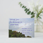 Vielen Dank, Frau Postcard Postkarte (Stehend Vorderseite)