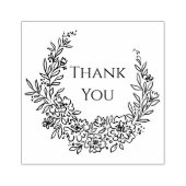 Vielen Dank, Frau Wreath Gummistempel (Prägung)