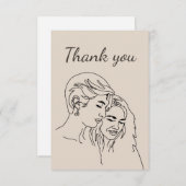 Vielen Dank Frauen Freundschaft Dankeskarte (Vorne/Hinten)