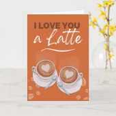 Vielen Dank Freundschaft ich Liebe Ihnen ein Latte Karte (Gelbe Blume)