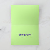 Vielen Dank! - Frösche mit Herz Dankeskarte (Innenseite)