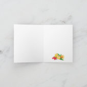 Vielen Dank: Früchte der Liebe Dankeskarte (Innenseite)