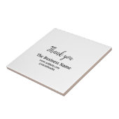 Vielen Dank, fügen Sie den Text für den Firmenname Fliese (Seite)