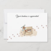 Vielen Dank für all Ihre Hilfe! Katzen in Boxen, D Dankeskarte (Rückseite)