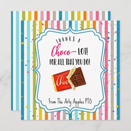 Vielen Dank für alles, was Sie tun! (Vorne/Hinten)