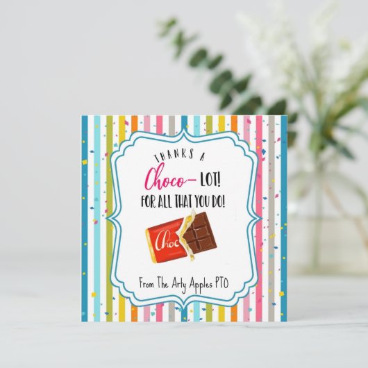 Vielen Dank für alles, was Sie tun! (Stehend Vorderseite)