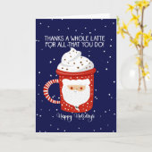 Vielen Dank für alles, was Sie tun! glückliche Fer Karte (Gelbe Blume)