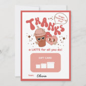 Vielen Dank für alles, was Sie tun! Karteninhaber Dankeskarte (Vorderseite)