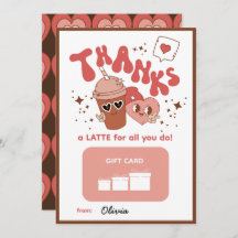 Vielen Dank für alles, was Sie tun! Karteninhaber