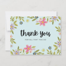 Vielen Dank für alles, was Sie tun