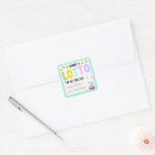 Vielen Dank für alles, was Sie tun Quadratischer Aufkleber (Umschlag)