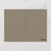 Vielen Dank für alles, was Sie tun Rosa Red Gold F Postkarte (Rückseite)