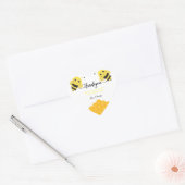 Vielen Dank für Buzz -ing an meinem ersten Bienent Herz-Aufkleber (Umschlag)