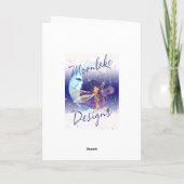 Vielen Dank für das Abendessen stilvolle Karte Sch (Rückseite)