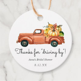 Vielen Dank für das Autofahren mit dem Herbst LKW  Geschenkanhänger