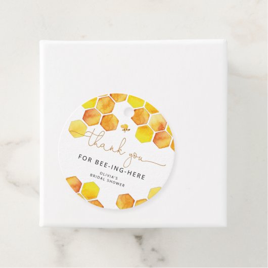 Vielen Dank für das Bienenspiel hier Gefälligkeits Geschenkanhänger (Beispiel)