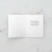 Vielen Dank für das Christliche Thema des Polizeib Karte (Innenseite)