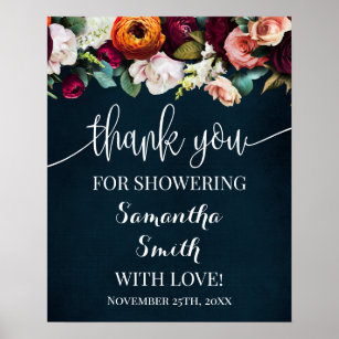 Vielen Dank für das Duwering Bride Wine Navy Zeich Poster
