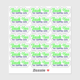 Vielen Dank für das Einkaufen in der Umgebung - Vi Aufkleber