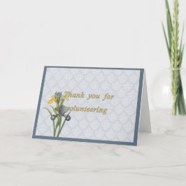 Vielen Dank für das Engagement von Frau Iris, Dankeskarte