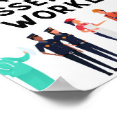 Vielen Dank für das Essential Workers Poster (Ecke)