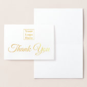 Vielen Dank für das Gold und White Elegante Busine Folienkarte (Anzeige)