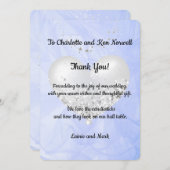 Vielen Dank für das Hochzeitgeschenk 3 Dankeskarte (Vorne/Hinten)
