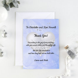 Vielen Dank für das Hochzeitgeschenk 3 Dankeskarte