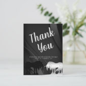 Vielen Dank für das mystische Einhorn (schwarzer S Postkarte (Stehend Vorderseite)