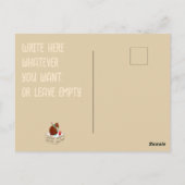 Vielen Dank für das Party einer Birne lustige Birn Postkarte (Rückseite)