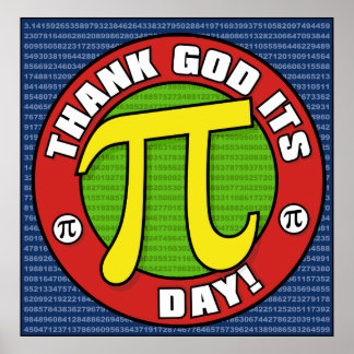 Vielen Dank für das PI Day Poster