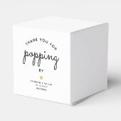 Vielen Dank für das Popping durch Gastgeschenk Hoc Geschenkschachtel (Rückseite)