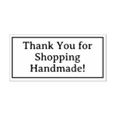 Vielen Dank für das Shopping Handmade Gummistempel (Prägung)