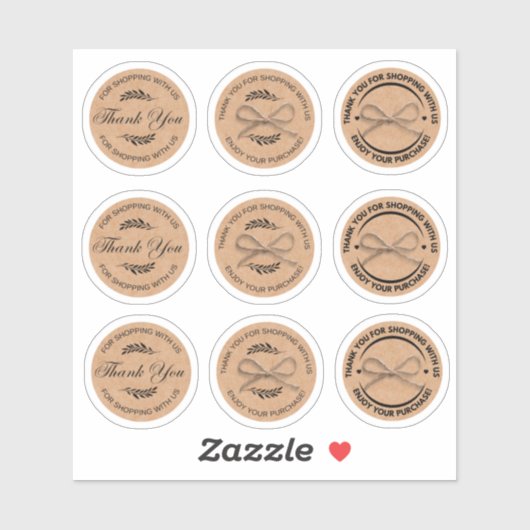 Vielen Dank für das Shopping mit uns, kraftwerk 9  Aufkleber (Blatt)