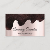 Vielen Dank für das Shopping Rose Tropfens Nails M Visitenkarte (Vorderseite)