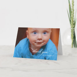 Vielen Dank für das Weihnachtsgeschenk Foto Weißer Karte