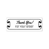 Vielen Dank für Deine Bestellung Gummistempel (Prägung)