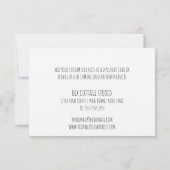 Vielen Dank für Deine Bestellung | Ihr Logo | Kraf Dankeskarte (Rückseite)