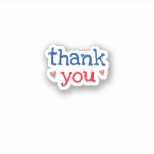 Vielen Dank für den Aufkleber für kleine Unternehm