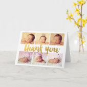 Vielen Dank für den Besondere Anlass Fotomaterial Karte (Gelbe Blume)