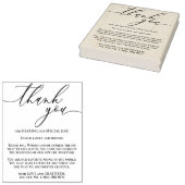 Vielen Dank für den besonderen Hochzeitstag Gummistempel (Stempel)