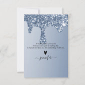 Vielen Dank für den Comingglitter Tropfen danke Ka (Rückseite)