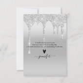 Vielen Dank für den Comingglitter Tropfen danke Ka (Rückseite)